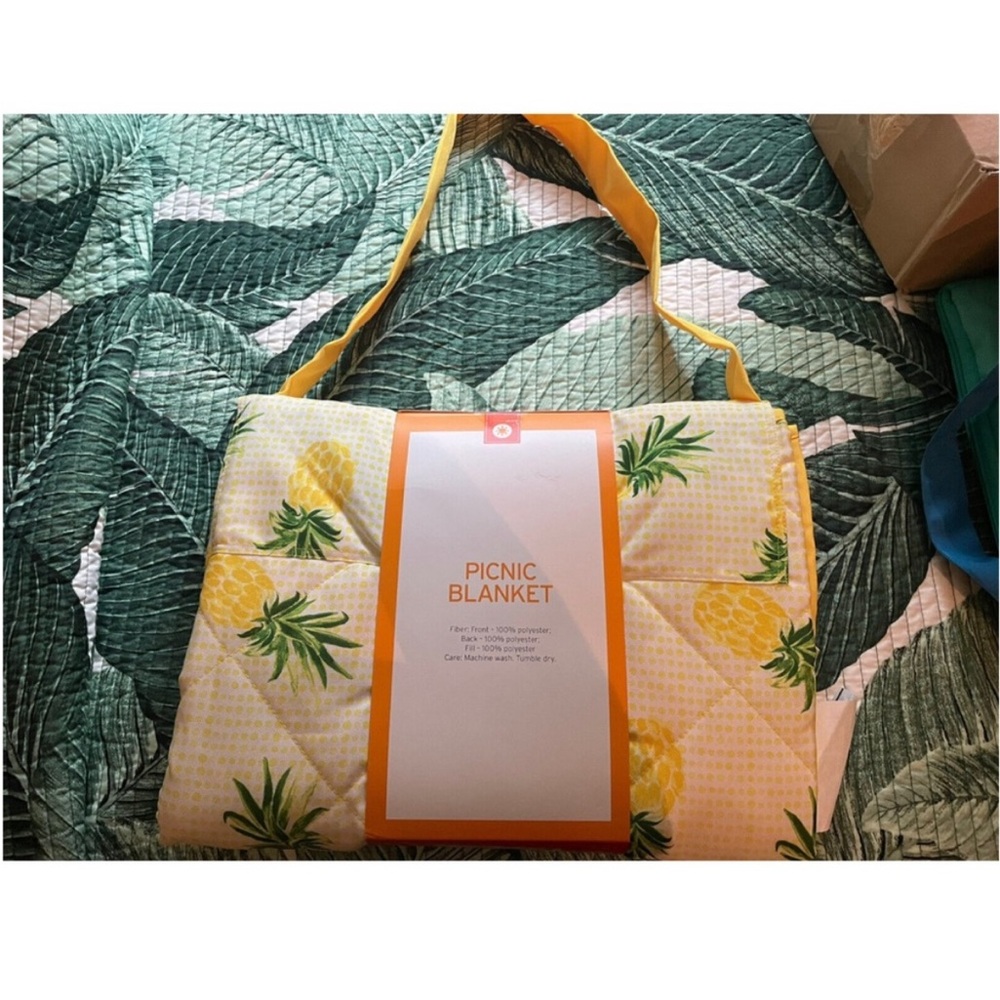 Target Yellow Pineapple Picnic Blanket